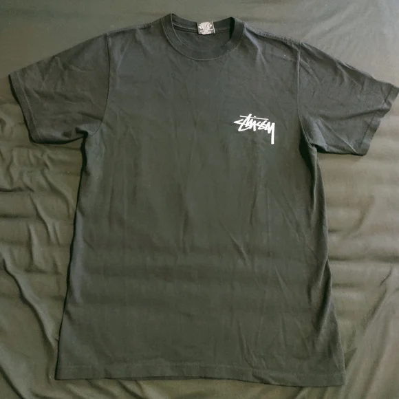 Stussy Diced Black Tee - Picture 2 of 4